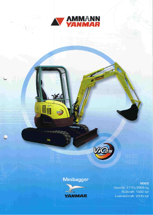 Mini excavatoare Yanmar VIO 25