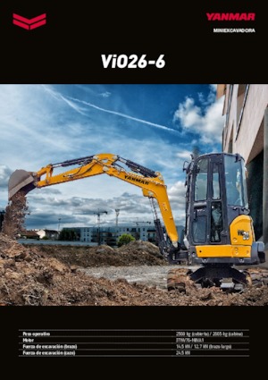 Mini excavatoare Yanmar VIO 26-6 PR