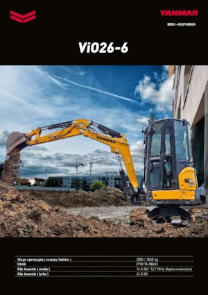 Mini excavatoare Yanmar VIO 26-6 PR