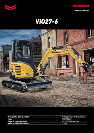 Mini excavatoare Yanmar VIO 27-6 CR