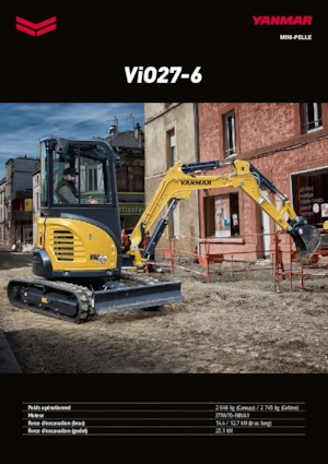 Mini excavatoare Yanmar VIO 27-6 CR