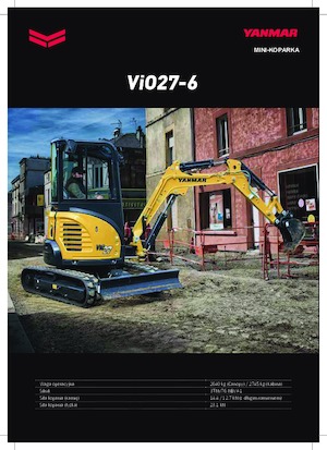 Mini excavatoare Yanmar VIO 27-6 CR