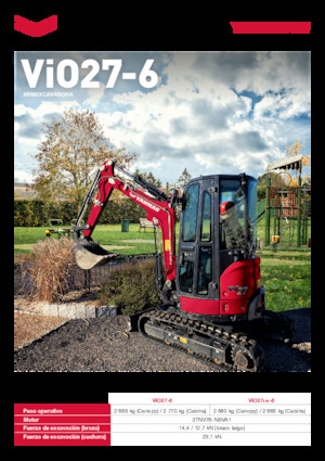 Mini excavatoare Yanmar ViO27-6 