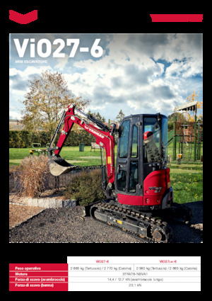 Mini excavatoare Yanmar ViO27LW-6 