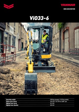 Mini excavatoare Yanmar VIO 33-6 CR