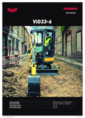 Mini excavatoare Yanmar VIO 33-6 CR
