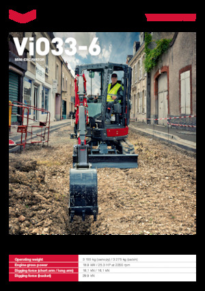 Mini excavatoare Yanmar ViO33-6 