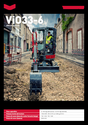 Mini excavatoare Yanmar ViO33-6 