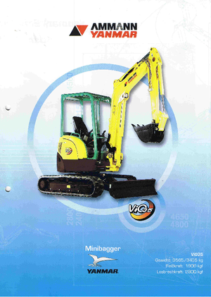 Mini excavatoare Yanmar VIO 35