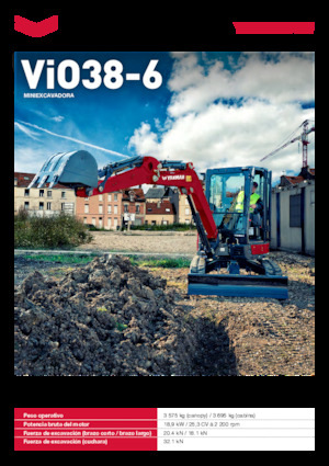 Mini excavatoare Yanmar ViO38-6 