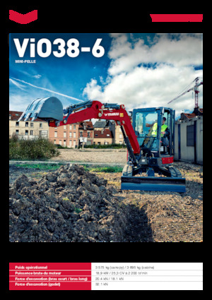 Mini excavatoare Yanmar ViO38-6 