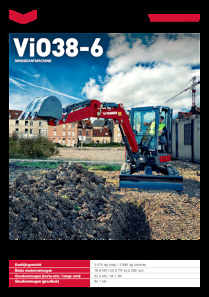 Mini excavatoare Yanmar ViO38-6 