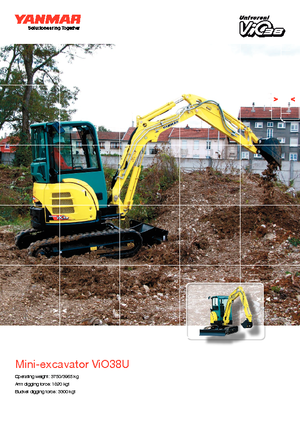 Mini excavatoare Yanmar VIO 38 U