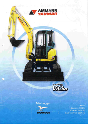 Mini excavatoare Yanmar VIO 50 Univ