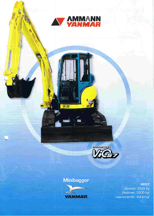Mini excavatoare Yanmar VIO 57 U