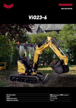 Mini excavatoare Yanmar ViO23-6