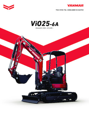 Mini excavatoare Yanmar ViO25-6A