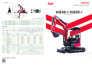 Mini excavatoare Yanmar Vio30-7 