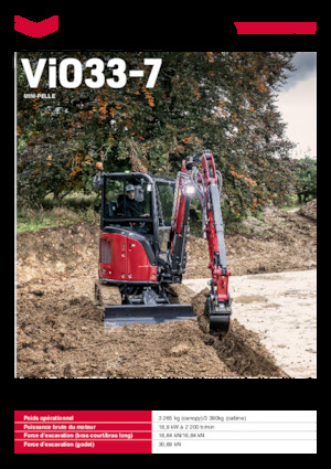 Mini excavatoare Yanmar ViO33-7