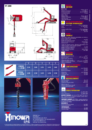 Mini excavatoare Hinowa VT 4000