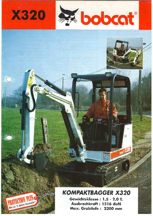 Mini excavatoare Bobcat X 320