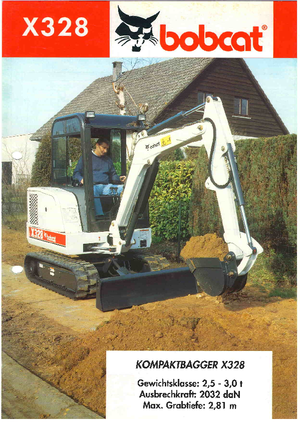 Mini excavatoare Bobcat X 328