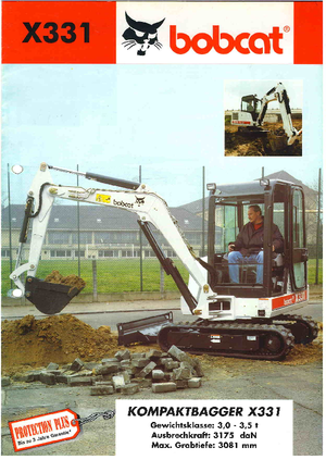 Mini excavatoare Bobcat X 331