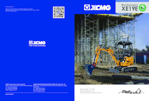 Mini excavatoare XCMG XE19E