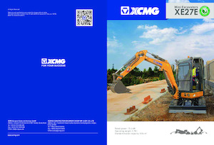 Mini excavatoare XCMG XE27E Cabin