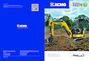 Mini excavatoare XCMG XE27E Canopy