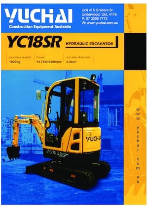 Mini excavatoare Yuchai YC18SR