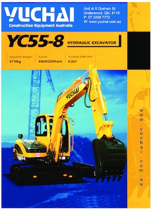 Mini excavatoare Yuchai YC55-8