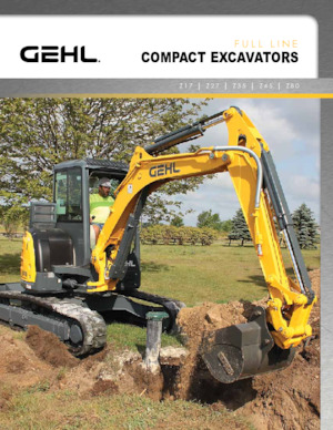 Mini excavatoare Gehl Z27 