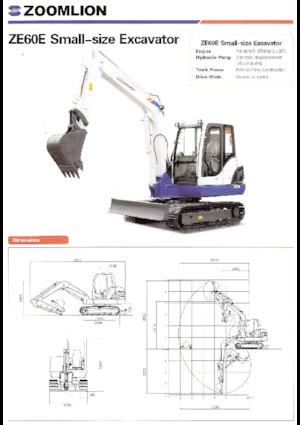 Mini excavatoare Zoomlion ZE60E