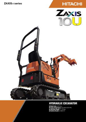Mini excavatoare Hitachi ZX10U-2