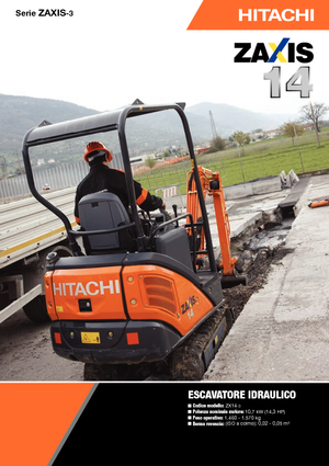 Mini excavatoare Hitachi ZX 14-3