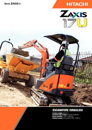 Mini excavatoare Hitachi ZX 17 U-2