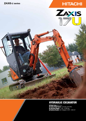 Mini excavatoare Hitachi ZX 17 U-2