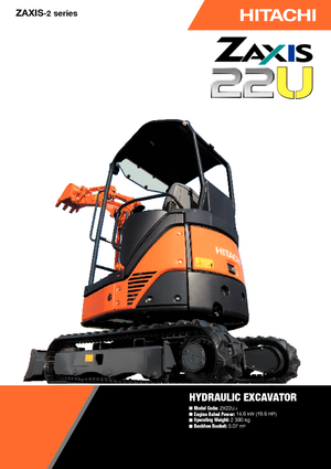Mini excavatoare Hitachi ZX 22 U-2