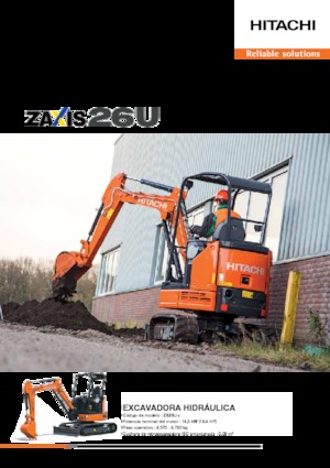 Mini excavatoare Hitachi ZX26U-5