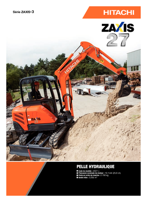 Mini excavatoare Hitachi ZX 27-3