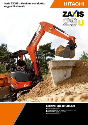 Mini excavatoare Hitachi ZX 29 U 3