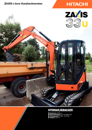 Mini excavatoare Hitachi ZX 33 U 3