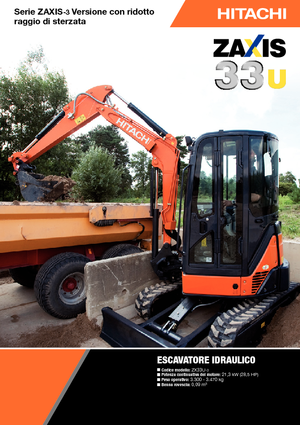 Mini excavatoare Hitachi ZX 33 U 3