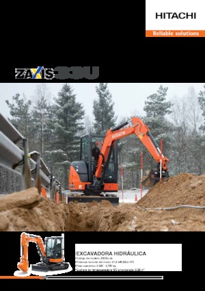 Mini excavatoare Hitachi ZX33U-5A