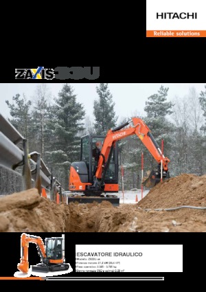 Mini excavatoare Hitachi ZX33U-5A