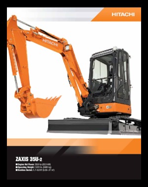 Mini excavatoare Hitachi ZX 35