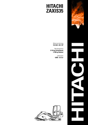 Mini excavatoare Hitachi ZX 35 U-2