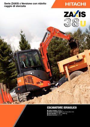 Mini excavatoare Hitachi ZX 38 U 3