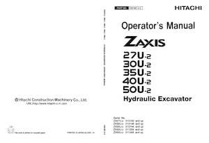 Mini excavatoare Hitachi ZX 40 U-2